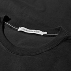 Calvin Klein Men's Archival Monogram Flock T-Shirt in Black