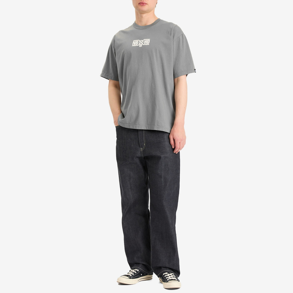 トップス NEIGHBORHOOD X BOUNTY HUNTER . TEE SS-1 Neighborhood Men's x Bounty Hunter SS-1 T-shirt in Gray