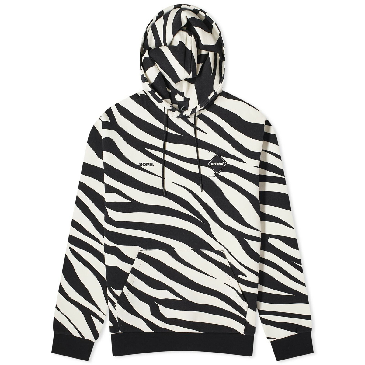 F.C. Real Bristol Men's Practice Jacket in White Zebra F.C. Real