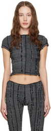 Luna Del Pinal Black Overdyed T-Shirt