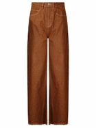 Marques'Almeida Brown Denim Boyfriend Trousers