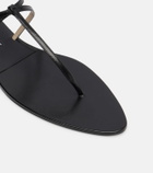 Christen Mono Strap leather thong sandals