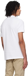 Lacoste White Slim Fit Polo