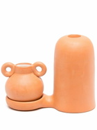 LOLA MAYERAS Orange Blend Earthenware Candlestick