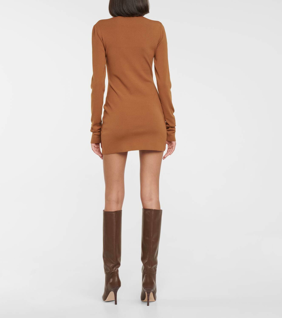 Zeynep Arçay Side-slit knit minidress