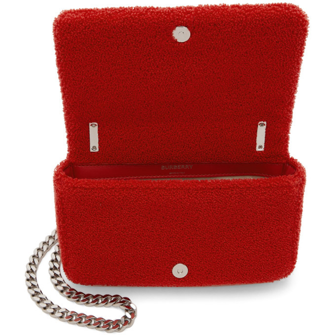 Burberry Red Mini Lola Love Shoulder Bag Burberry