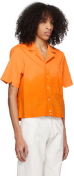 Winnie New York Orange Patch Pocket Shirt