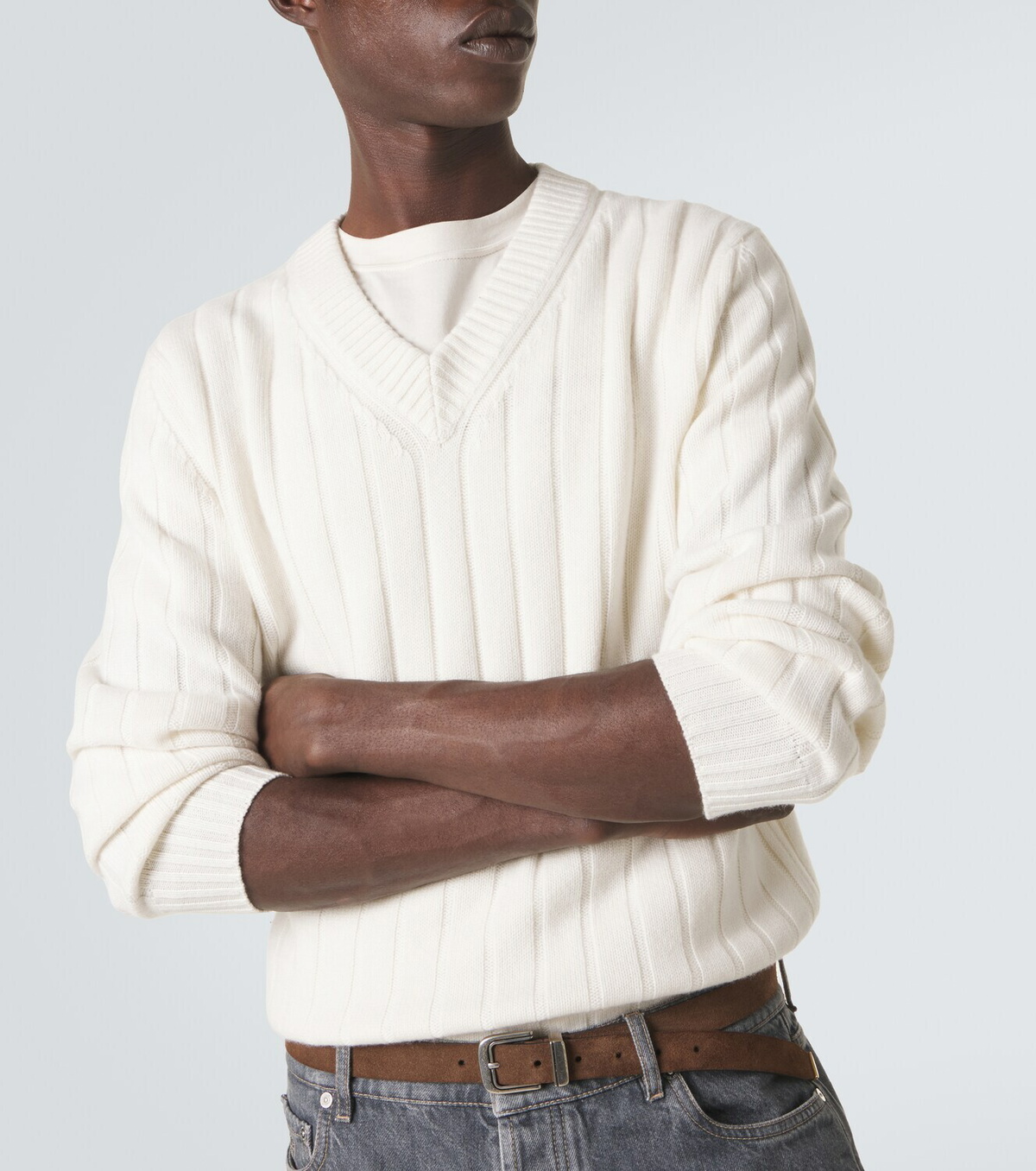 Brunello Cucinelli Ribbed-knit cashmere sweater