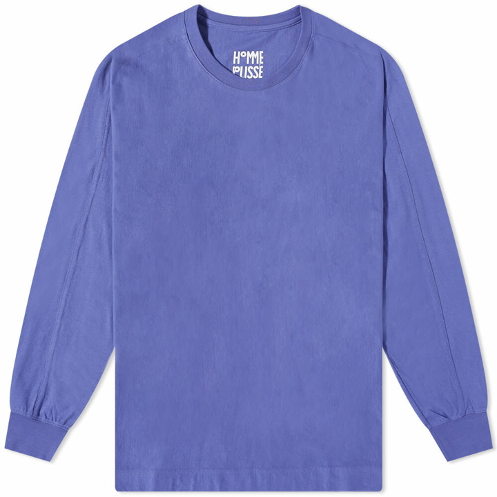 Photo: Homme Plissé Issey Miyake Men's Long Sleeve Release T-Shirt in Purple