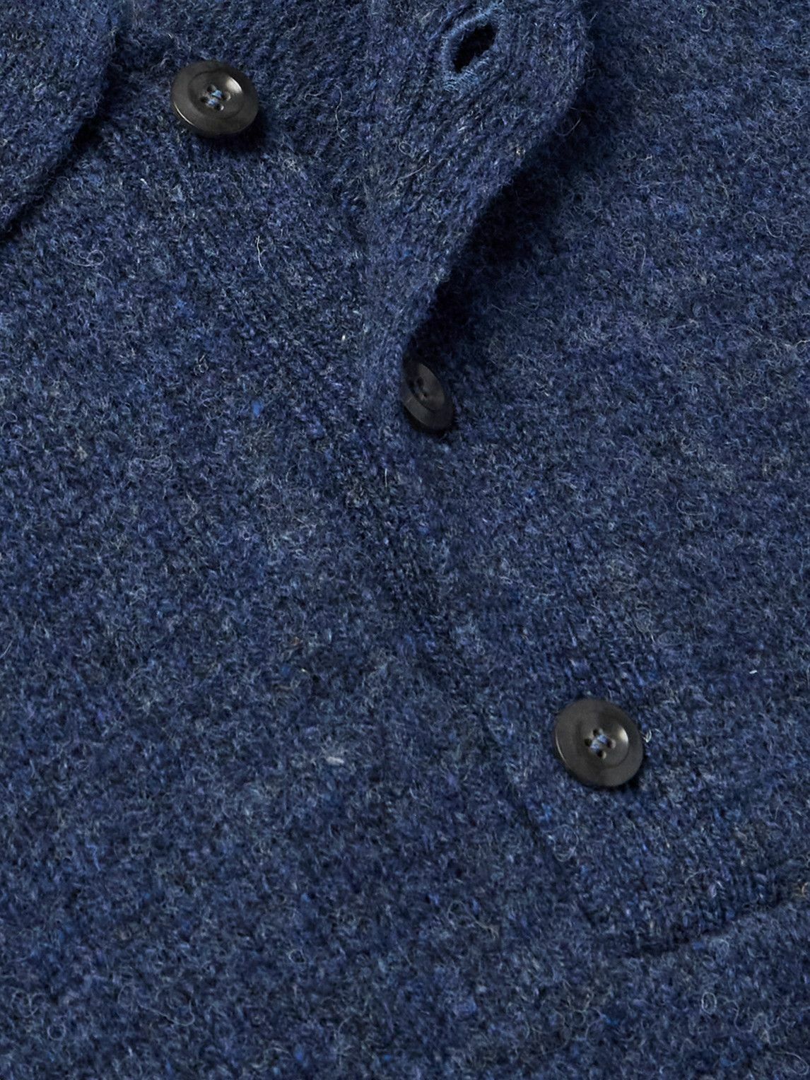 Howlin' - Ghost Pressure Brushed-Wool Polo Shirt - Blue