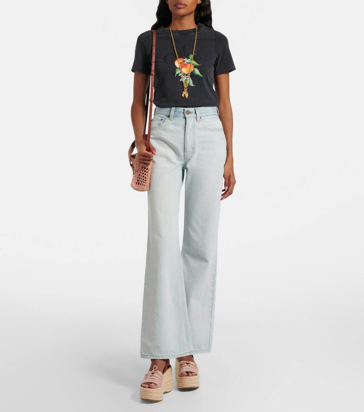 Chloé Printed cotton T-shirt