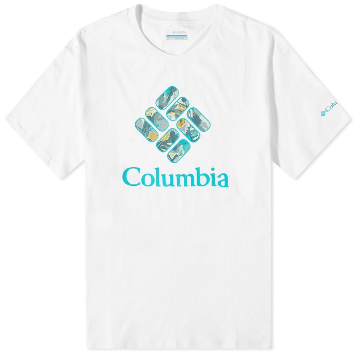 Photo: Columbia Men's Rapid Ridge™ Graphic T-Shirt in White