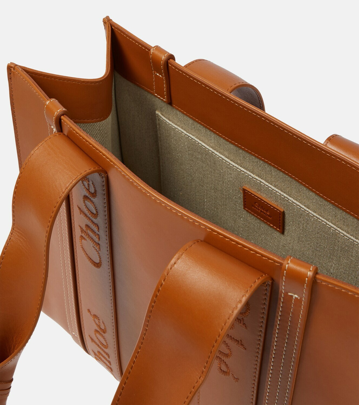 トートバッグ CHLOE WOODY LEATHER TOTE BAG MEDIUM Chloe - Woody Medium leather tote bag Chloe
