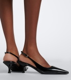 Prada Leather slingback pumps