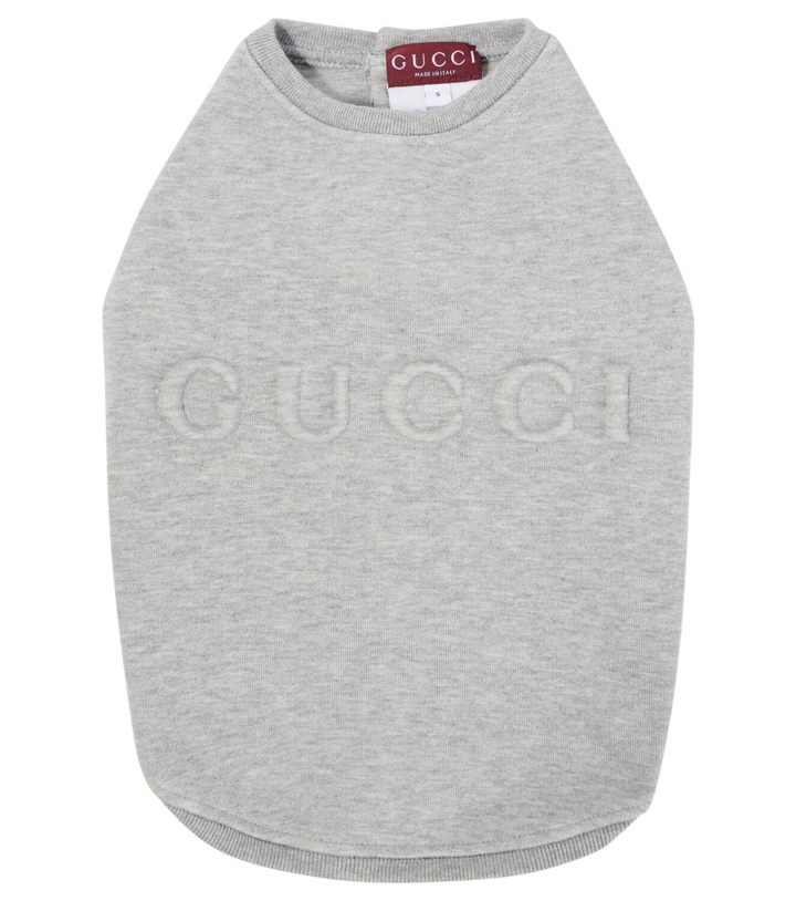 Photo: Gucci Logo embossed dog sweatshirt