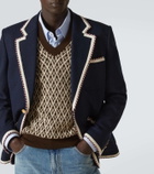 Valentino Toute La V virgin wool sweater vest