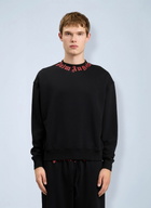 Palm Angels Neck Logo Sweatshirt