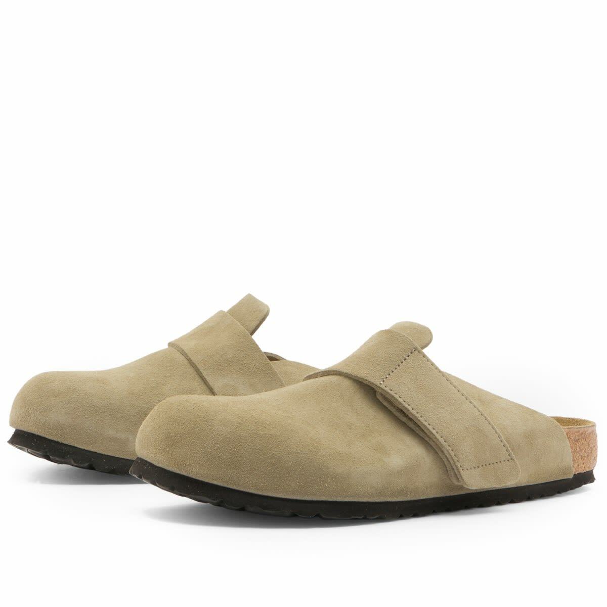 Birkenstock Men's Loma in Faded Khaki Suede