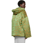 Dries Van Noten Green & Orange Floral Jacket