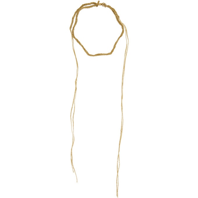 Photo: Acne Studios Gold Braided Necklace