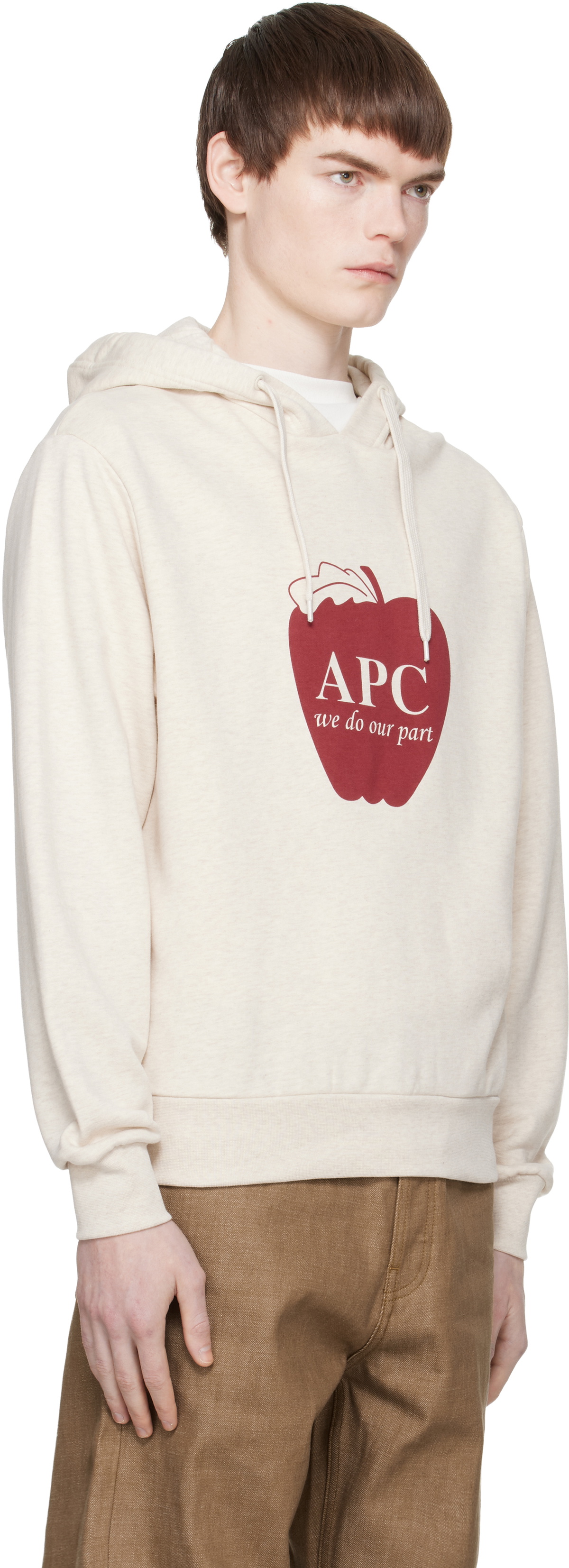 A.P.C. Beige Pomme Hoodie