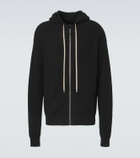 Rick Owens Ribbed-knit virgin wool hoodie