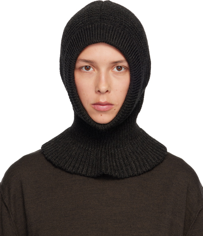 Photo: LEMAIRE Brown Hood Beanie