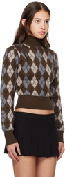 GUIZIO Brown Delia Turtleneck