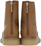 Max Mara Tan Urban Combat Boots