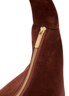 Mansur Gavriel Candy Hobo Suede Shoulder bag - Chocolate - One Size