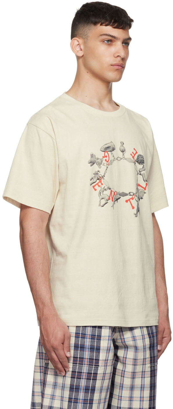 Gentle Fullness Beige Recycled Cotton T-Shirt