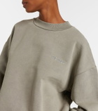The Attico Cotton jersey sweatshirt