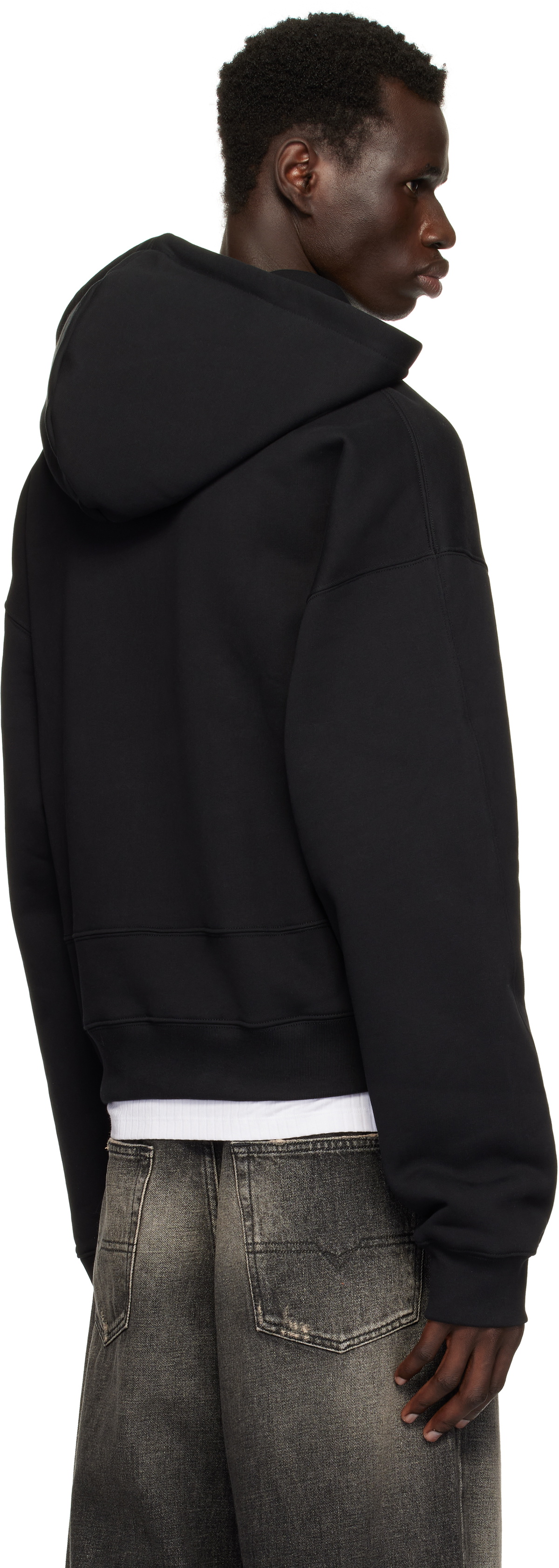 Mugler Black 'Mugler Signature' Hoodie