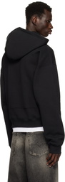 Mugler Black 'Mugler Signature' Hoodie