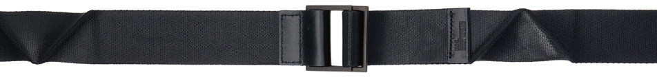 132 5. ISSEY MIYAKE Black Standard Reversible Belt