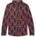 Isabel Marant - Tilako Linen-Jacquard Shirt - Burgundy