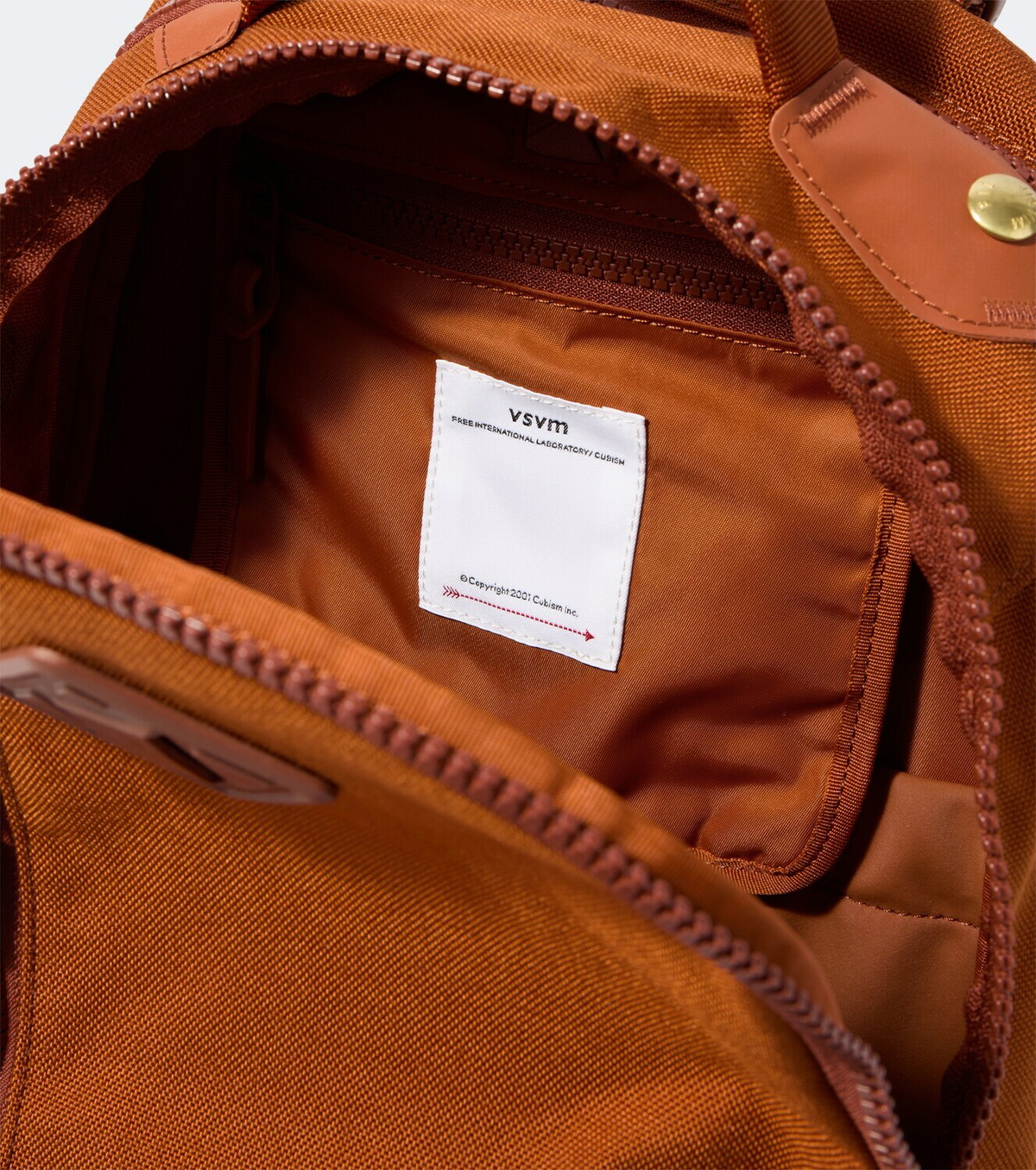 Visvim Condura leather-trimmed backpack