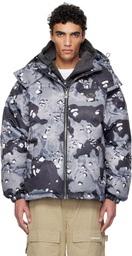 AAPE by A Bathing Ape Black & Gray Aape 29.5 Main Down Jacket