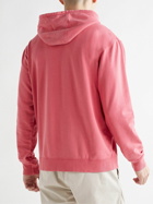 Peter Millar - Lava Wash Stretch Cotton and Modal-Blend Jersey Hoodie - Red