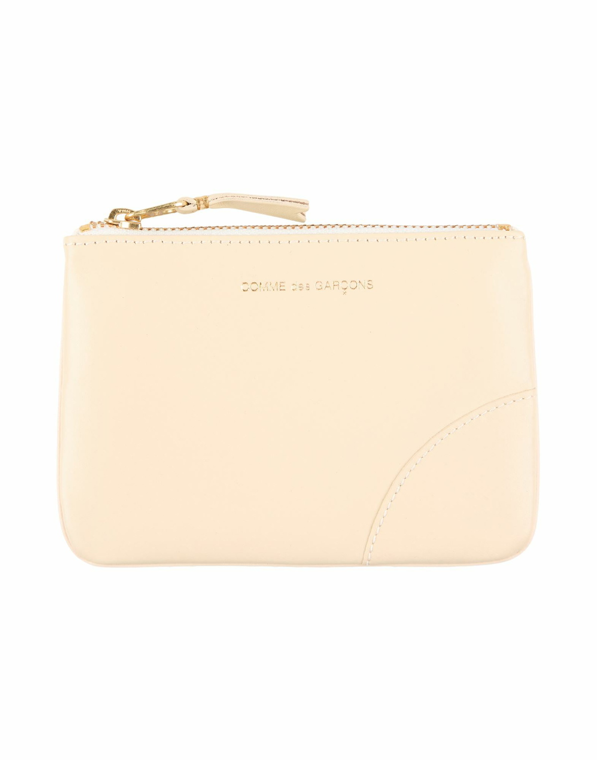 Comme Des Garçons Womens Pouch Cream