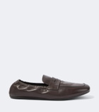 Prada Leather penny loafers