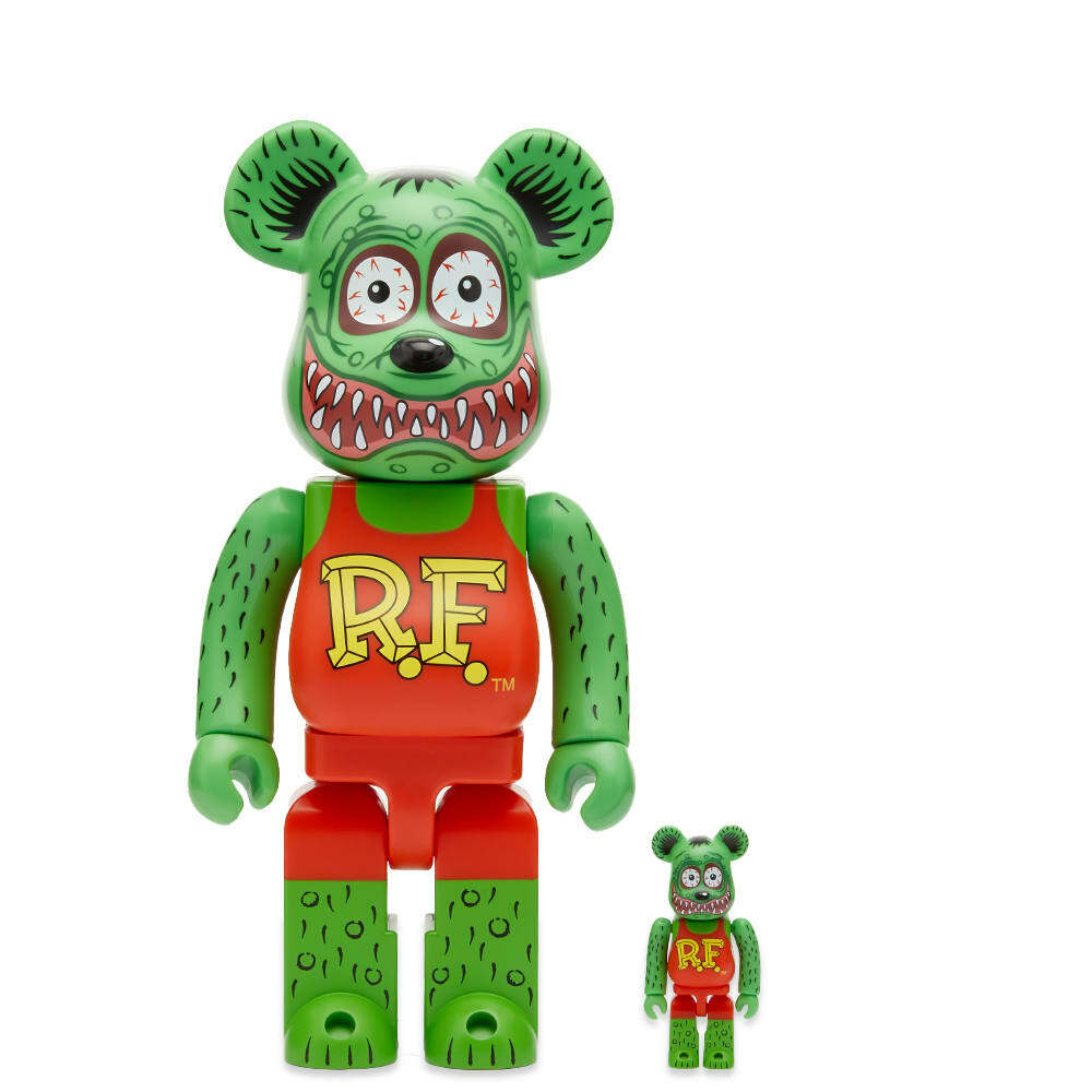 Medicom Rat Fink Be@rbrick in Green 100%/400% Medicom