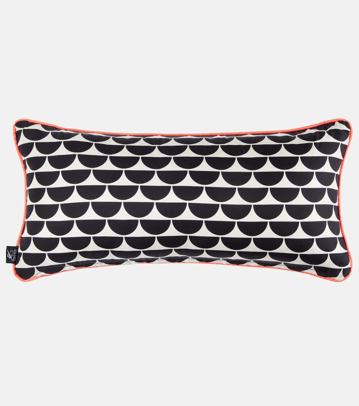 Fornasetti Pesci printed silk cushion