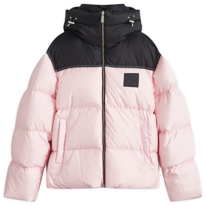 Photo: Off-White Women's Patc Rip Down Puffer Jacket in Pink