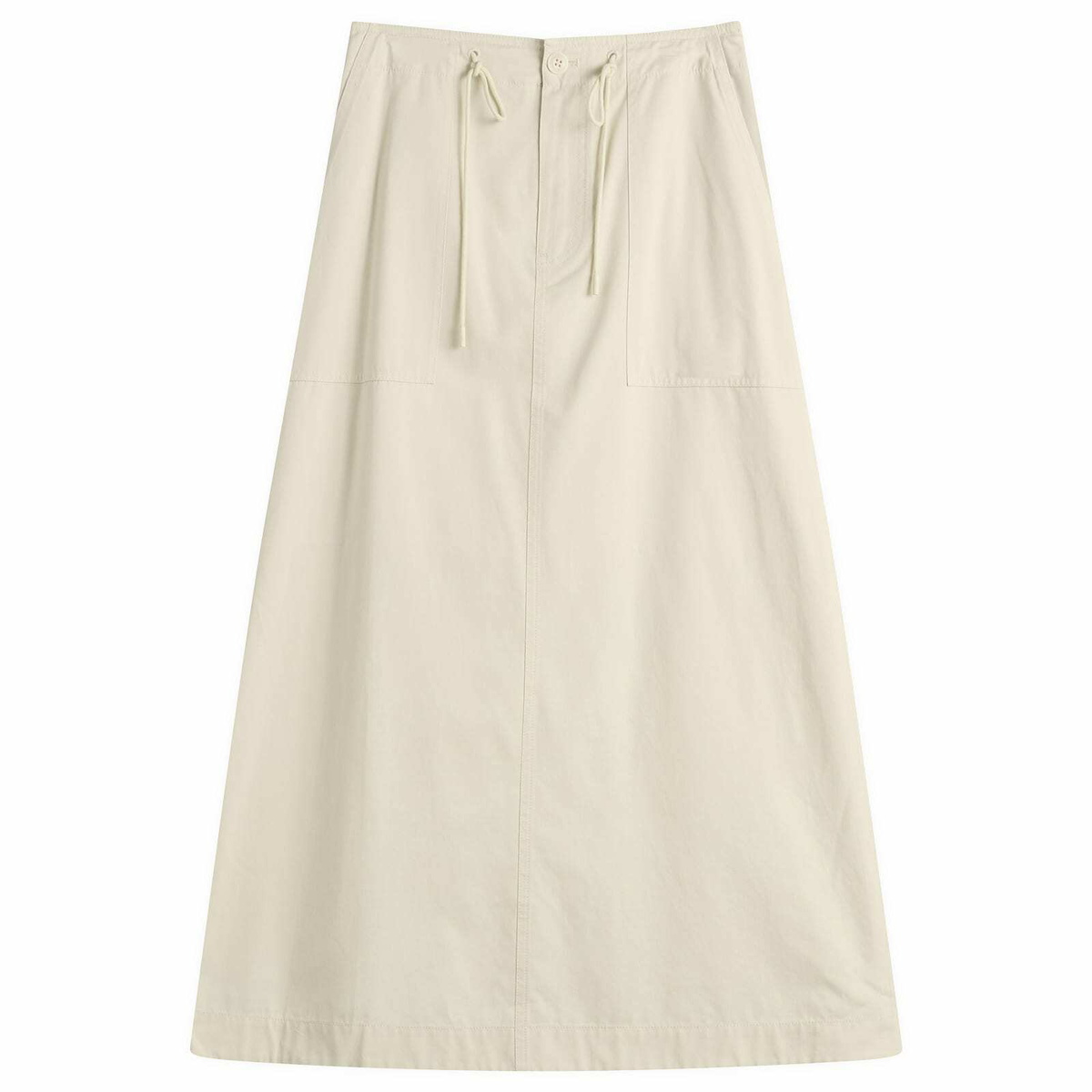 DUNST Women's Maxi Skirt in Ivory
