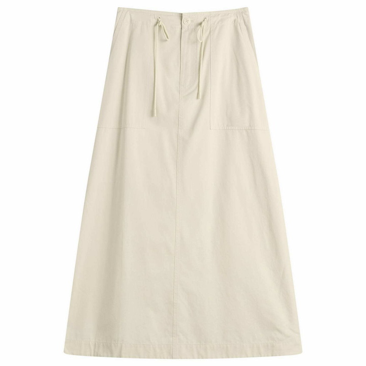 Photo: DUNST Women's Maxi Skirt in Ivory