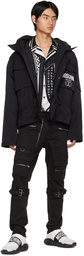 Moschino Black Double Smile Jacket