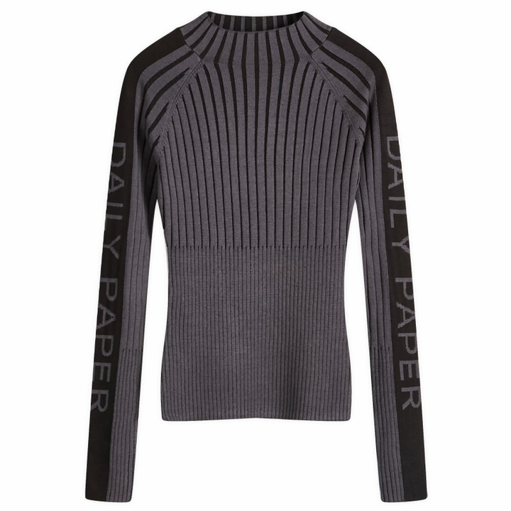 Photo: Daily Paper Women's Lore Knit Top in Grey