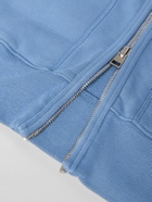 TOM FORD - Slim-Fit Cotton-Jersey Zip-Up Hoodie - Blue