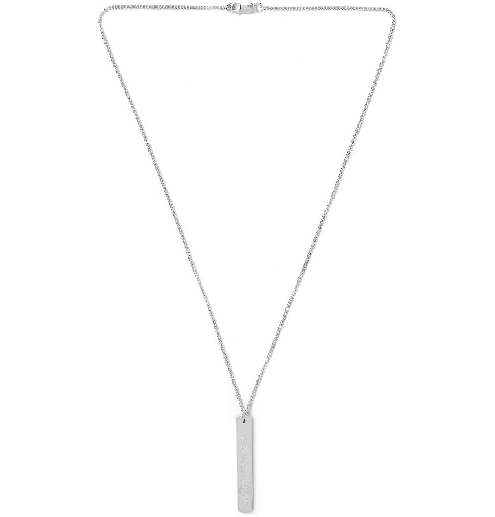 Photo: Maison Margiela - Sterling Silver Necklace - Silver